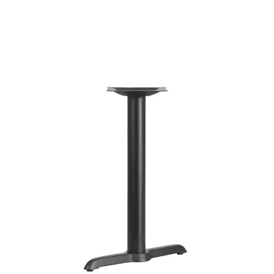 Pedestal Dining Table Base Only Metal Black Commercial Standard Height Seats 2 • $70.58