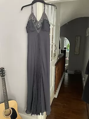 Pearce Fionda Grey Occasional Evening Dress Worn Once RRP £450 Uk 14 • £69.99