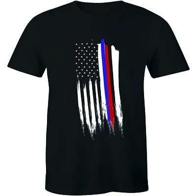 Serbia Text Flag Serbian Pride Republika Srbija Mens T-shirt USA America • $16.99