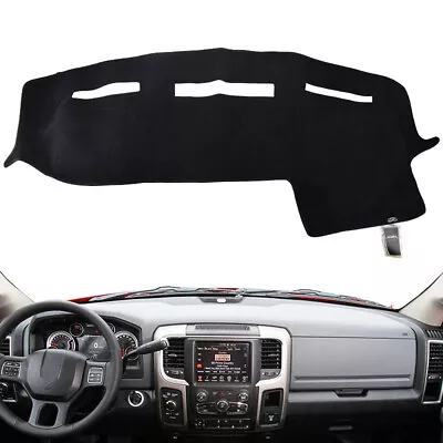 $20.99 • Buy Fits Dodge Ram 1500 2500 3500 Dash Cover Mat / Black 2010 2011 2012 2013 - 2018