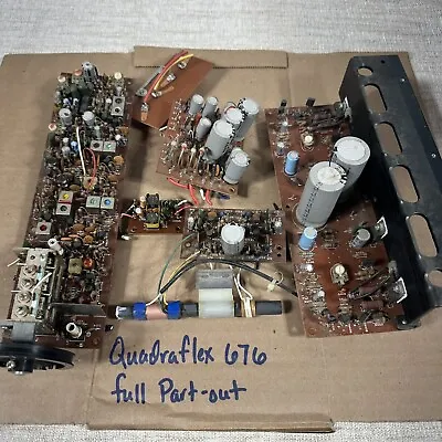 Quadraflex 767 Stereo Receiver Part-Out Circuit Boards Amplifier Guts - Read • $10