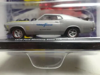 M2 Machines 1970 FORD MUSTANG BOSS 429 Silver '70 W/Extra RR Tires! Auto-Wheels • $8