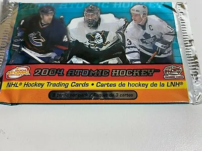 2004 McDonalds Pacific Atomic Sealed Pack Of 3 Hockey Trading Cards • $5.63