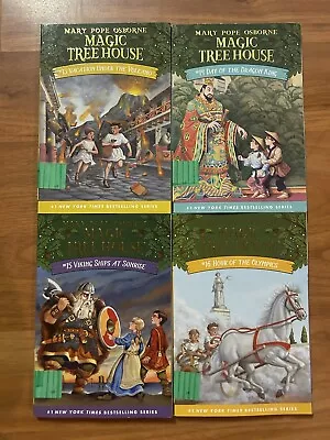 Magic Tree House Books Lot #13-16 • $8