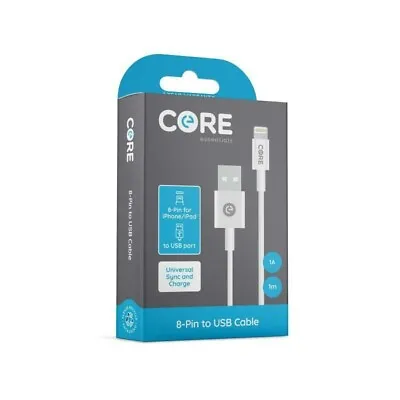 IPhone Core Charging Cable 8 Pin 1 Meter (Fast Charging) • £3.50