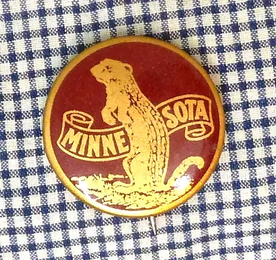 Vintage University Of Minnesota Golden Gophers Pin Or Pinback Button U Of M • $45