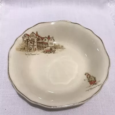 Vintage J&G Meakin SUNSHINE Bowl ‘The Old Tabbard Inn’ ENGLAND 391414 • $23.50