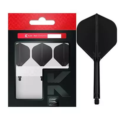 Target Darts K-Flex Flight System No2 - Black • £11.49