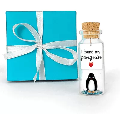 Cute And Kawaii Anniversary Presents Message In A Bottle In Teal Gift Box • $20.51