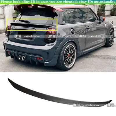 Carbon Fiber Rear Middle Spoiler Trunk Wing For Mini F55 F56 Cooper S 2013-2018 • $265