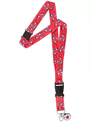 Disney Women's Red Mickey And Minnie Mouse Lanyard • $9.99