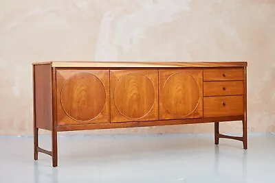 Vintage Mid Century Nathan Circles 6ft Sideboard In Teak • £1400