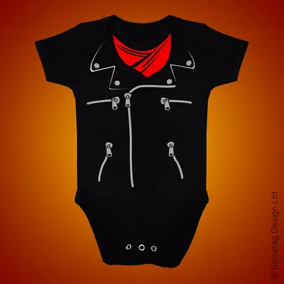 £13 • Buy Negan Leather Jacket Baby Grow TWD Lucille Newborn Bodysuit Present Costume New