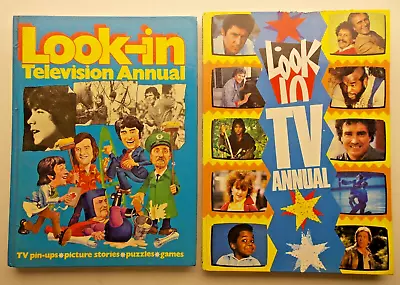 Look In Television Annuals 1973 And 1984 Hardbacks • £9.95