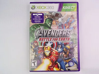 Marvel The Avengers: Battle For Earth - Microsoft XBOX 360 KINECT Game - CIB • $8.99