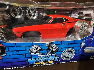 Muscle Machine Build It Red 1970 Cuda • $49.95