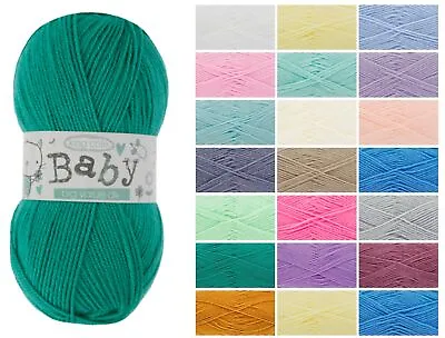 King Cole Big Value Baby DK Double Knit Wool 100g Acrylic Knitting Yarn All Cols • £2.69