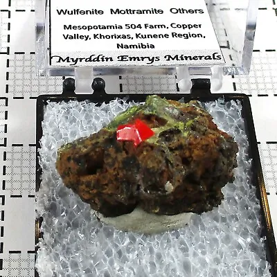 11166 Wulfenite Mottramite Others Mesopotamia 504 Namibia Rare Thumbnail • $8