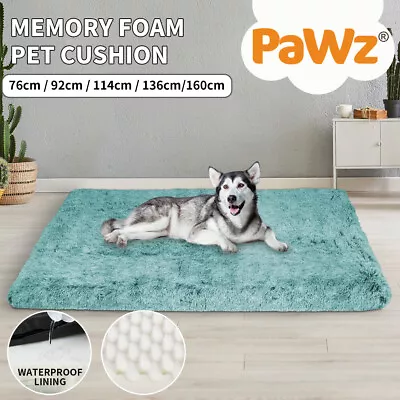 Pawz Pet Bed Orthopedic Calming Mat Cat Dog 11cm Memory Foam Washable Cover • $74.99