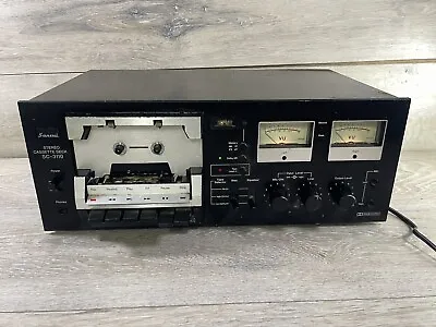 Vintage Sansui SC-3110 Stereo Cassette Deck - New Belts Installed • $249.99