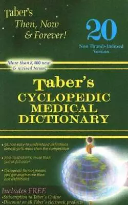 Taber's Cyclopedic Medical Dictionary (Taber's Cyclopedic Medical Diction - GOOD • $3.73