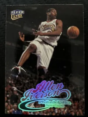 Allen Iverson 1998-99 Fleer Ultra Philadelphia 76ers Legend Basketball Card • $0.50