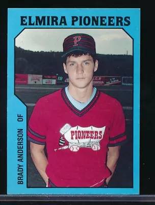 1985 TCMA Elmira Pioneers #2 Brady Anderson Pre Rookie Rc Red Sox Affliate • $15