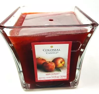 Colonial Candle Retired 12.5 Oz Apple Orchard Red Scented Jar 1 Wick • £16.48