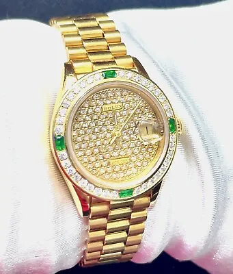 Rolex Presidential Gold 26MM Diamond Dial/Diamond Bezel Ladies Watch  • $11000
