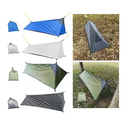 £41.52 • Buy Portable Camping Tent Waterproof 1 Person Backpacking Fishing Emergency
