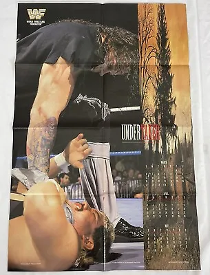 Wwe WWF Poster Undertaker / 123 Kid Poster 21.5x32.75” DS Wrestling 1994 WCW • $17.47