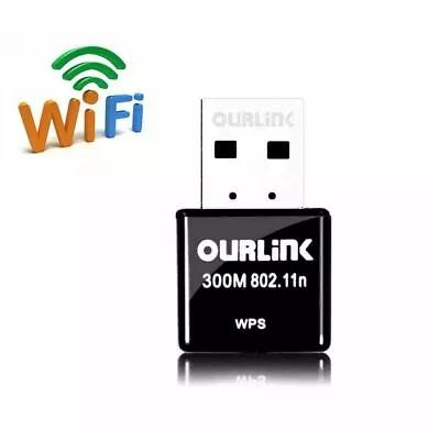 300Mbps USB Mini Nano Wireless WiFi LAN Network Receiver Card Adapter For PC USA • $6.66