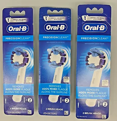 Oral-B Precision Clean Interchangeable 2 Brush Heads Each X 3 Pack • $34.06