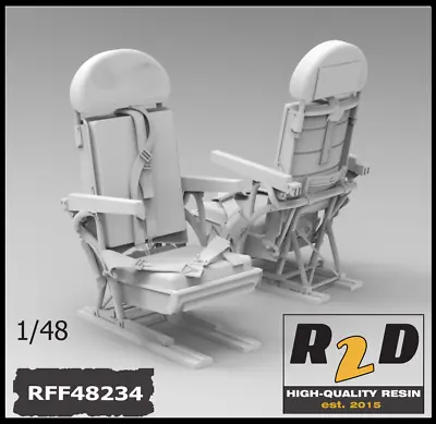 1/48 FAST-FIX B-24 Liberator Detailed Resin Cockpit Seat Upgrade RFF48234 • $9.99