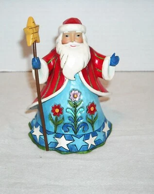 $16 • Buy Jim Shore Santa Figurine Heartwood Creek  Make Cheer Christmas Is Near  4053819