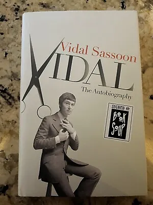 Vidal Sassoon : Vidal The Autobiography : Signed Book : Hair Stylist : Hardback • $199