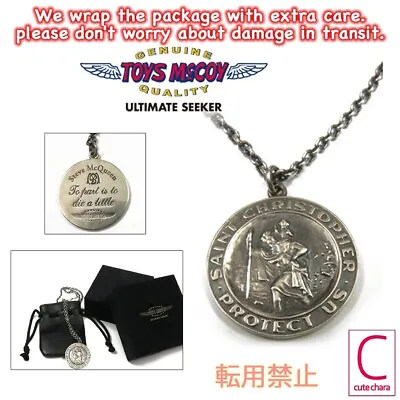 TOYS McCOY STEVE McQUEEN ST. CHRISTOPHER PENDANT SV 925 Necklace Japan Express • $459