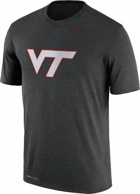 NCAA Nike Virginia Tech Hokies Dri-Fit T-Shirt Adult Men's Small Logo Legend • $8