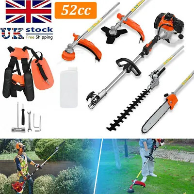 £94.76 • Buy 52cc Hedge Trimmer Multi Tool Petrol Strimmer Brush Cutter Garden Chainsaw