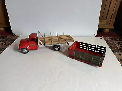 Vintage 1950’s Tonka Ford Lumber Truck W/ Interchangeable Rack Bed Nice! • $585