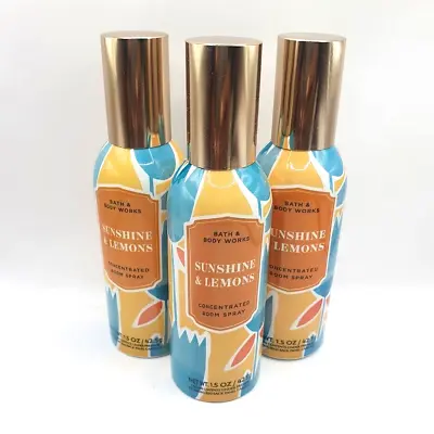 Bath And Body Works Sunshine & Lemons Concentrated Room Spray (set Of 3) • $34.95