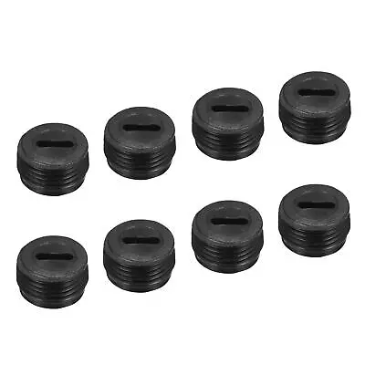 20pcs Carbon Brush Holder Cap Motor Plastic Cover Black 12mm OD 6.7mm Height • $11.82