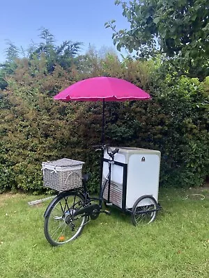 Walls Cornetto Gelato Cart Traditional Ice Cream Bike  Tricycle Mobile Freezer • £2000