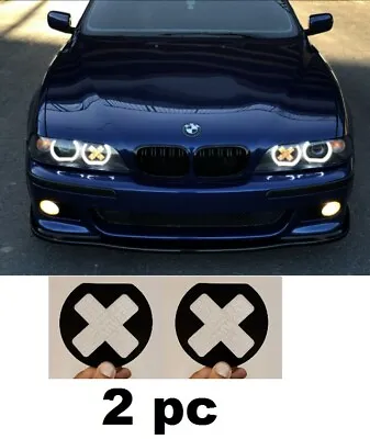 BMW E39 Running Lights Decorative Crosses For Headlights 2pc • $75