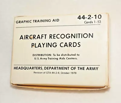 Aircraft Recognition Playing Cards • $4.99