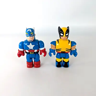 Mega Bloks Wolverine Captain America Replacement Figures Toy • $9.95