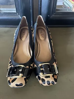 Me Too Haircalf Leopard Print Heeled Pump 9.5/10 M New • $35