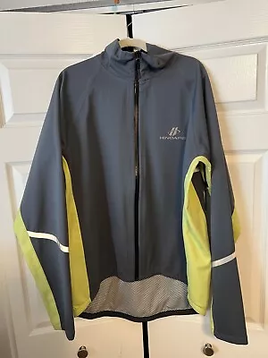 Hincapie Mens 3XL Cycling Jacket (USED) - Gray/muted Lime Green • $30