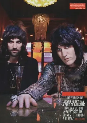 Kasabian - Serge Pizzorno & His Mate Noel Fielding - Full Size Magazine Advert • £5.99