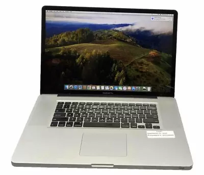 2009 APPLE MacBook Pro 17'' Core 2 Duo 2.8GHz 8GB RAM 500GB SSD EL CAPITAN PARTS • $125